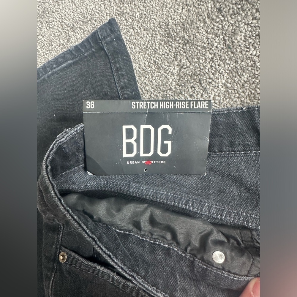NWT BDG  Women’s Stretch High-Rise Flare Jeans - Picture 8 of 12